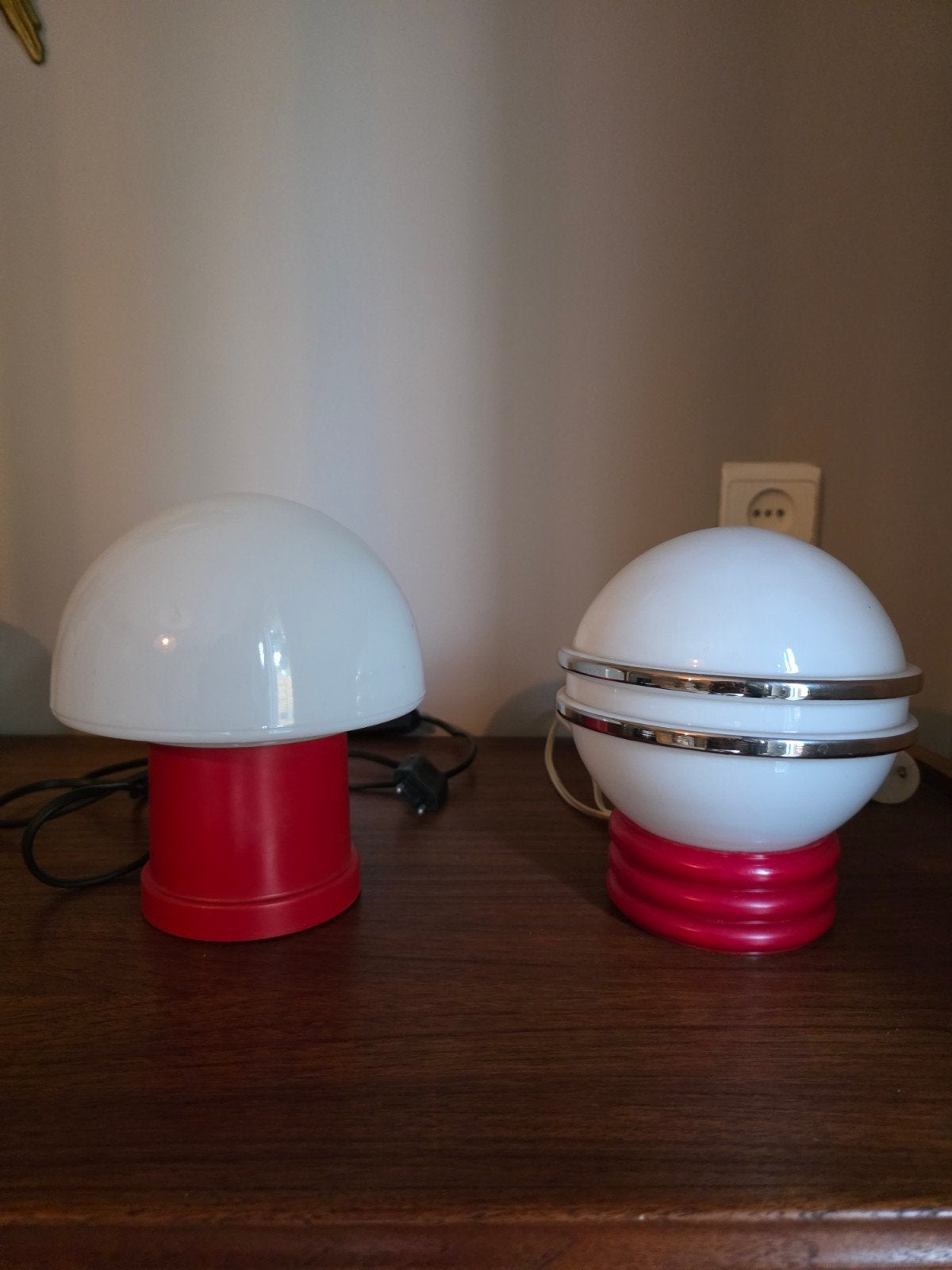 2x vintage lamp, Ophalen of Verzenden