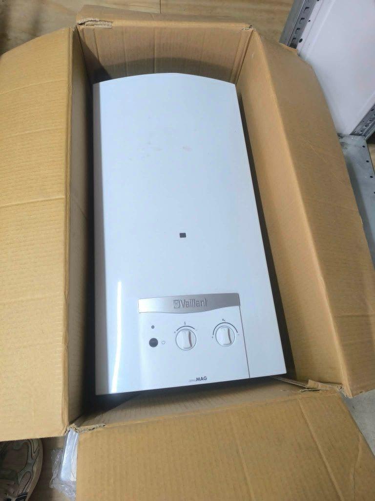 Vaillant AtmoMag mini 14 liter LPG-gasboiler, Doe-het-zelf en Bouw, Chauffageketels en Boilers, Ophalen, Aardgas, Geiser, Minder dan 3 jaar oud