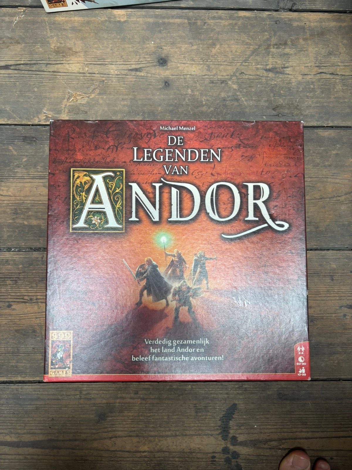 Legenden van Andor, Jonge Helden en Paleo bordspellen, Ophalen, Zo goed als nieuw
