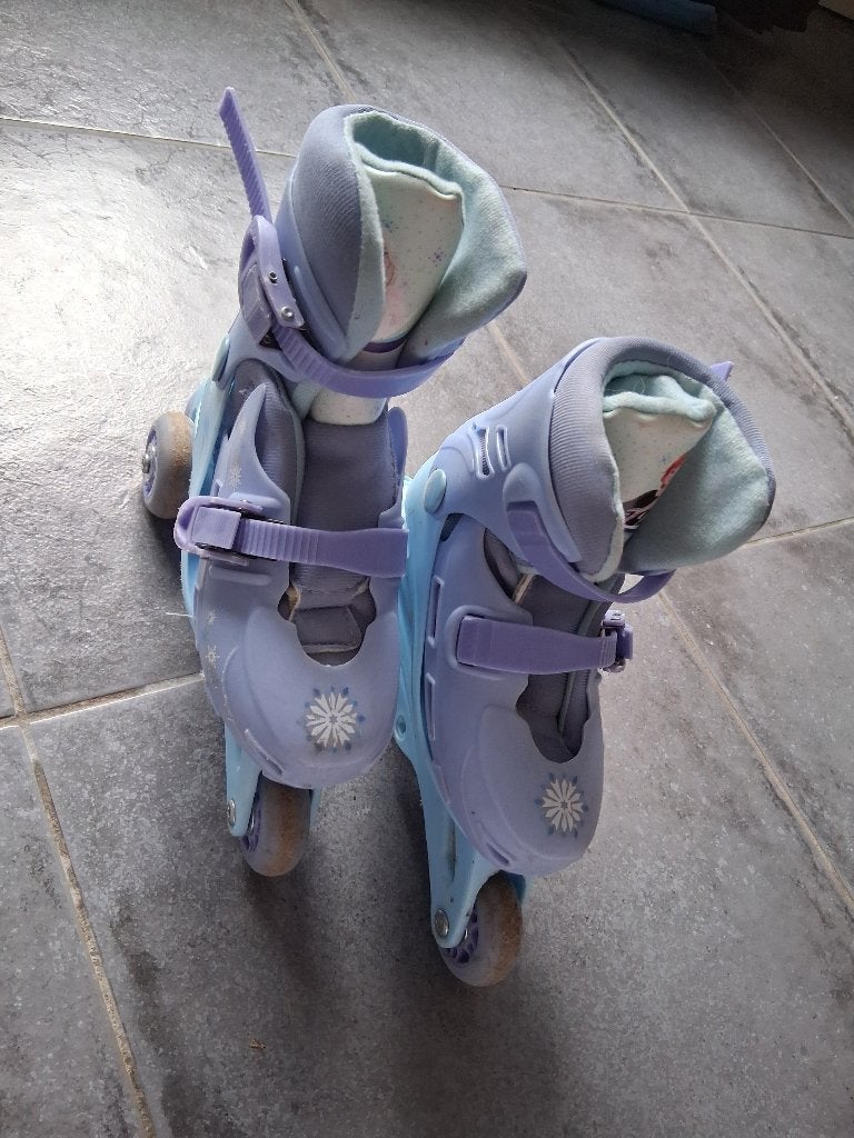 Rozen rolschaatse, Ophalen, Kinderen, Verstelbaar, Gebruikt
