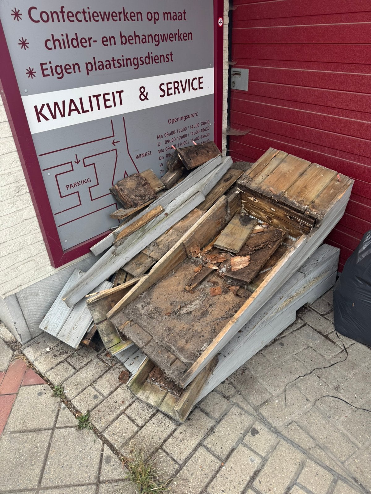 Gratis brandhout, Jardin & Terrasse, Bois de chauffage, Enlèvement
