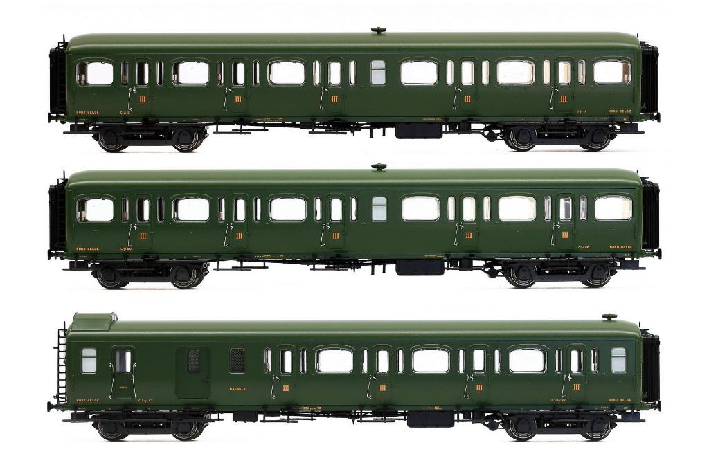 LS Models 42171 SNCB/NMBS Type N-rijtuigen - Zeldzaam! H0, Overige merken, Treinset, Gelijkstroom, Nieuw