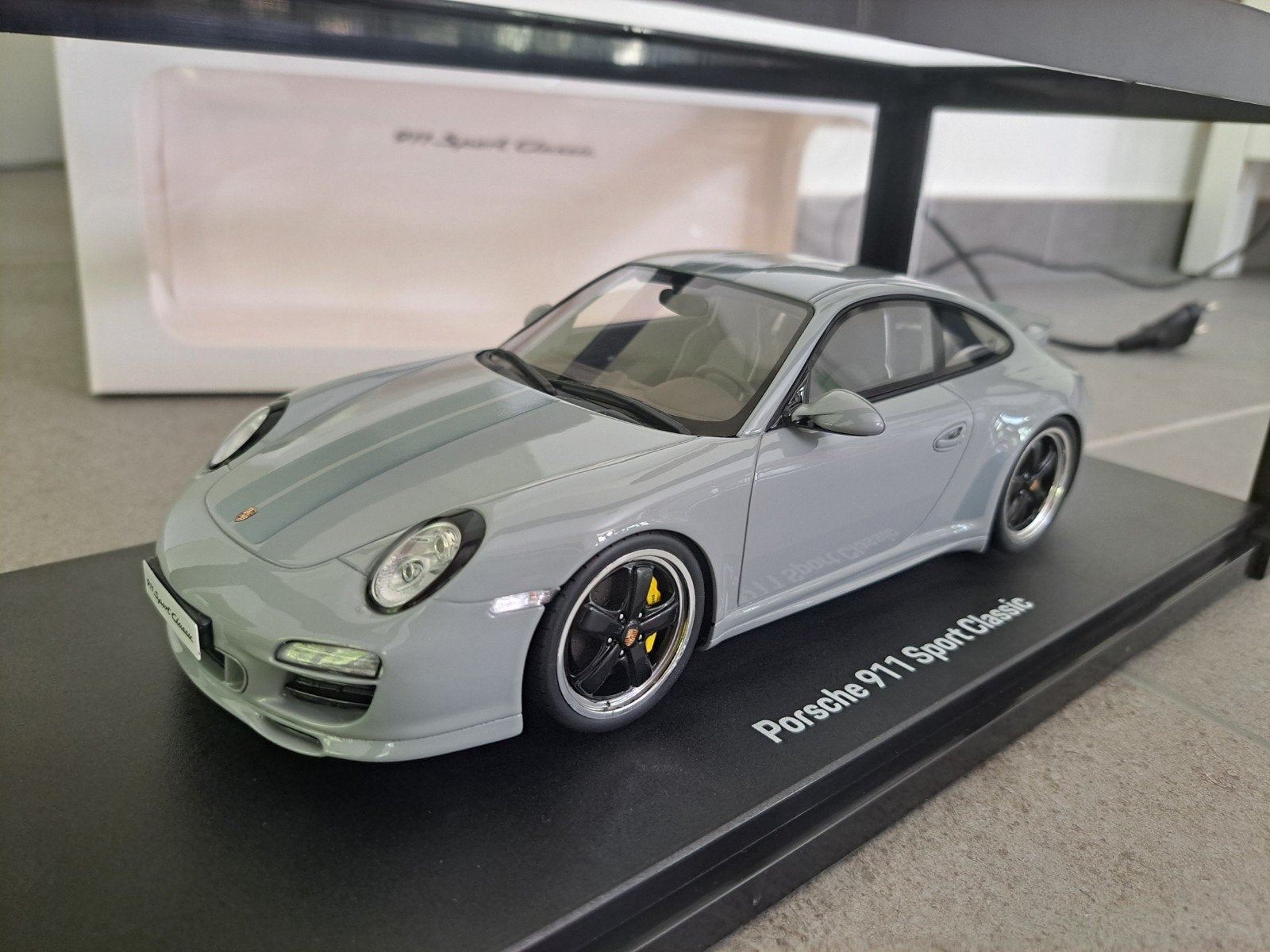 Porsche 911 997 Sport Classic Museum GT Spirit 1/18 Neuve, Enlèvement ou Envoi, Neuf, Voiture, Autres marques