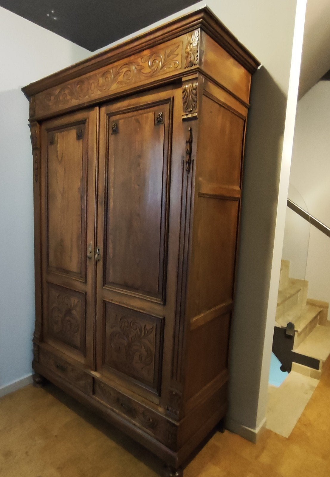 antieke kast van rond 1900, Antiek en Kunst, Ophalen