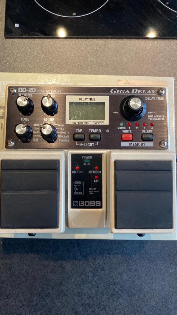 Boss DD20 digitale vertraging, Muziek en Instrumenten, Ophalen of Verzenden, Zo goed als nieuw