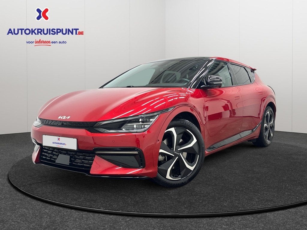 Kia EV6  77,4 kWH GT Line BEV Warmtepomp opendak GPS 360 Ca, Auto's, Kia, Elektrisch, 5 zetels, Te koop, Stadsauto