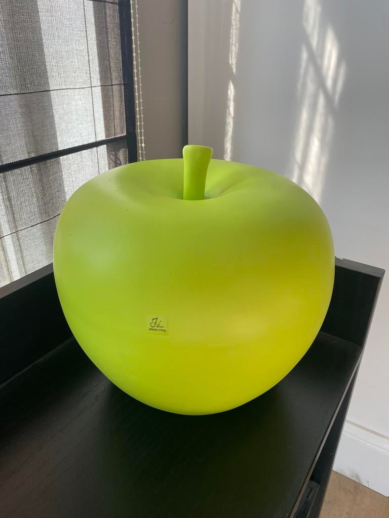Appel decoratie, Huis en Inrichting, Ophalen of Verzenden, Zo goed als nieuw, Groen