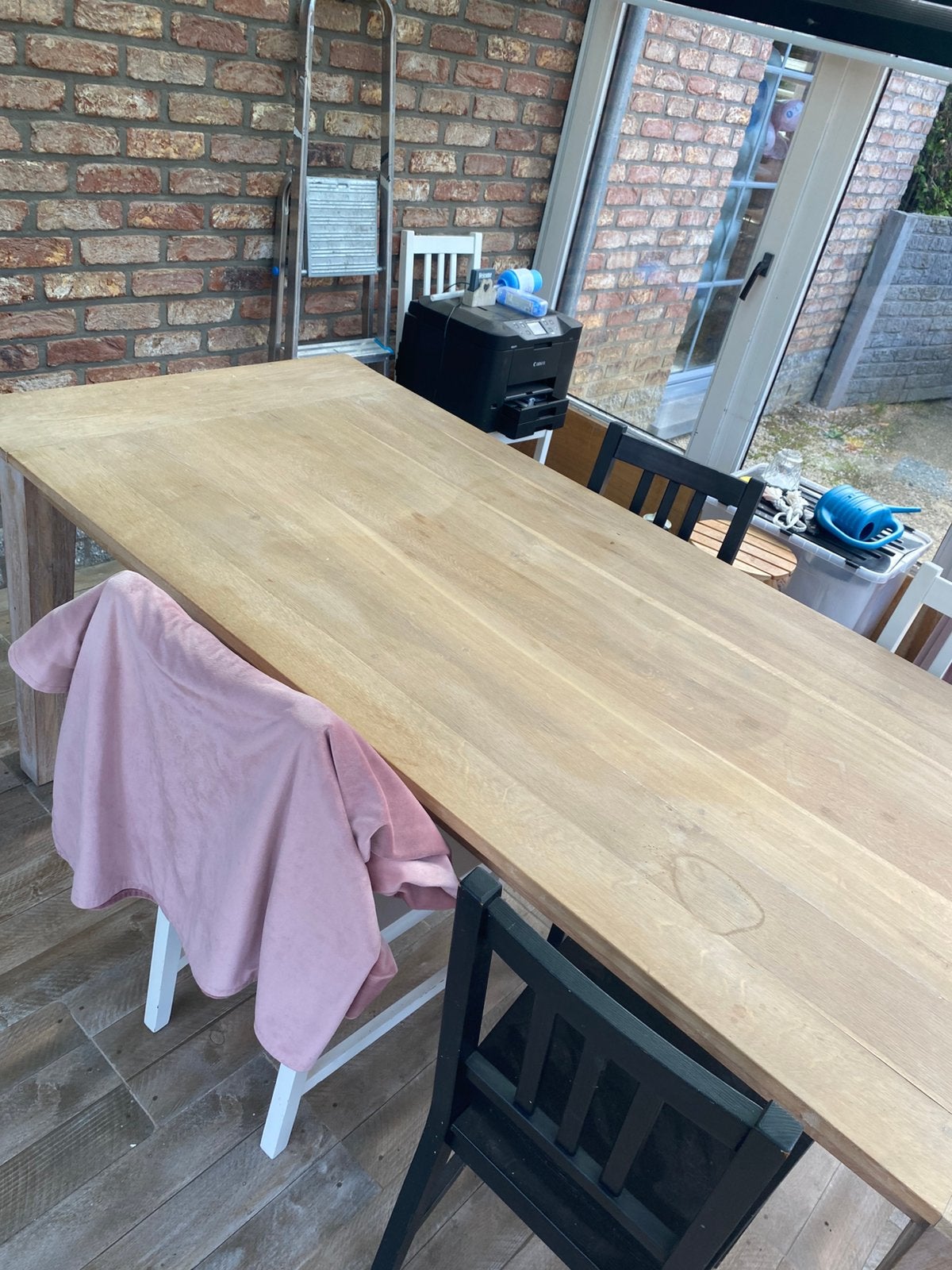 Tafel eik, Huis en Inrichting, Ophalen, Zo goed als nieuw