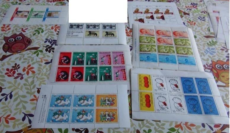 Ensemble de cubes frais des Pays-Bas, Timbres & Monnaies, Timbres | Pays-Bas, Enlèvement ou Envoi, Après 1940, Non oblitéré