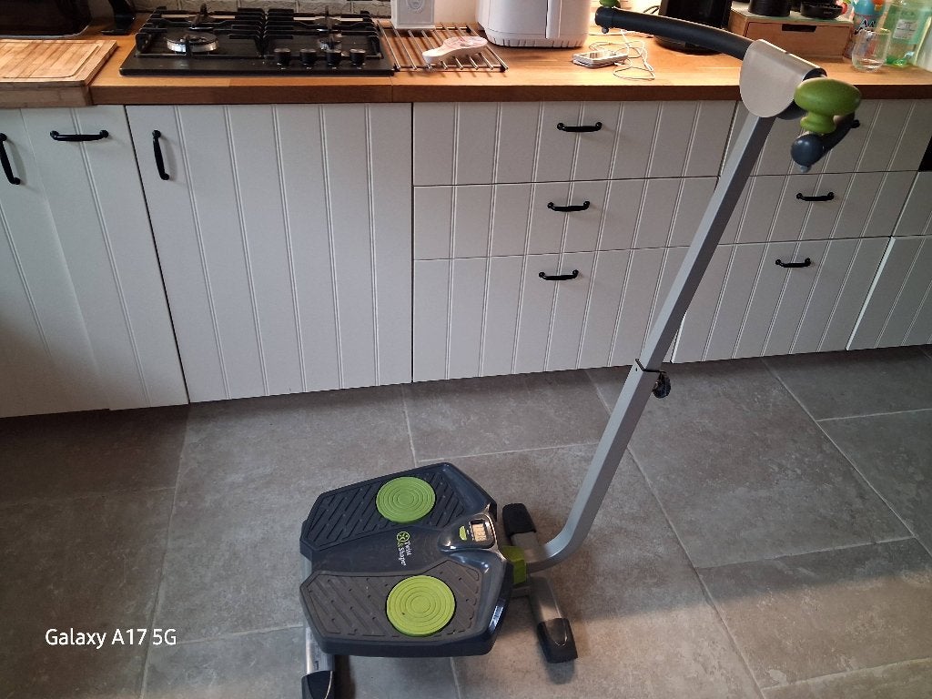 ​Stepper rotatif Twist & Shape (avec guidon), Sports & Fitness, Comme neuf, Enlèvement, Autres types, Métal