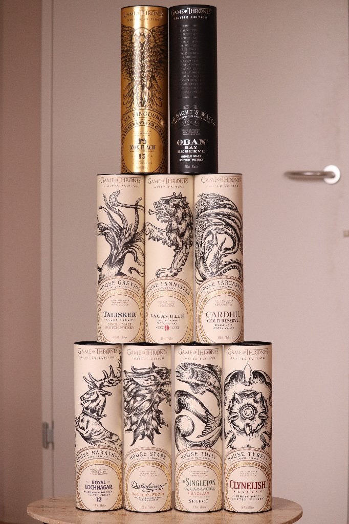 Game of Thrones Whisky Limited Ed Complete Collectors Item, Ophalen, Nieuw