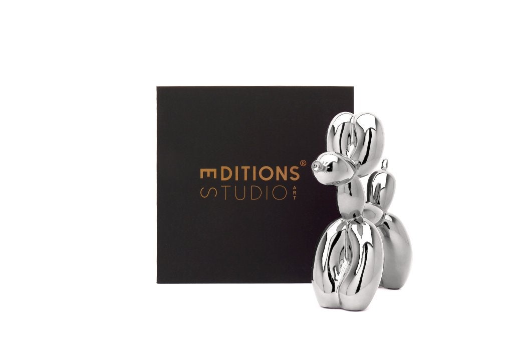 Jeff Koons (After) - Balloon Dog Silver, Antiquités & Art, Art | Objets design, Enlèvement ou Envoi