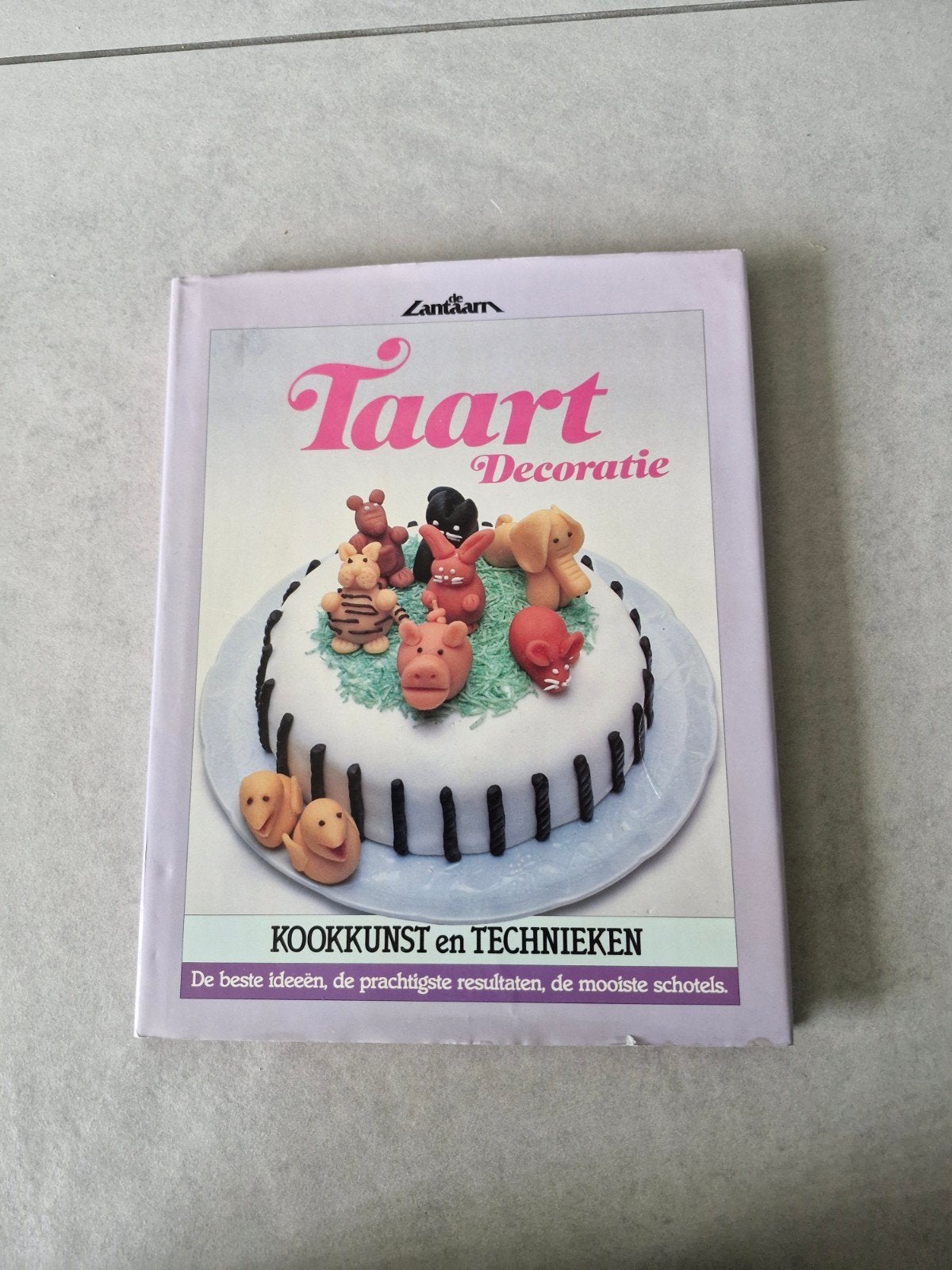 Taart decoratie, Ophalen of Verzenden, Zo goed als nieuw, Taarten, Boek of Tijdschrift