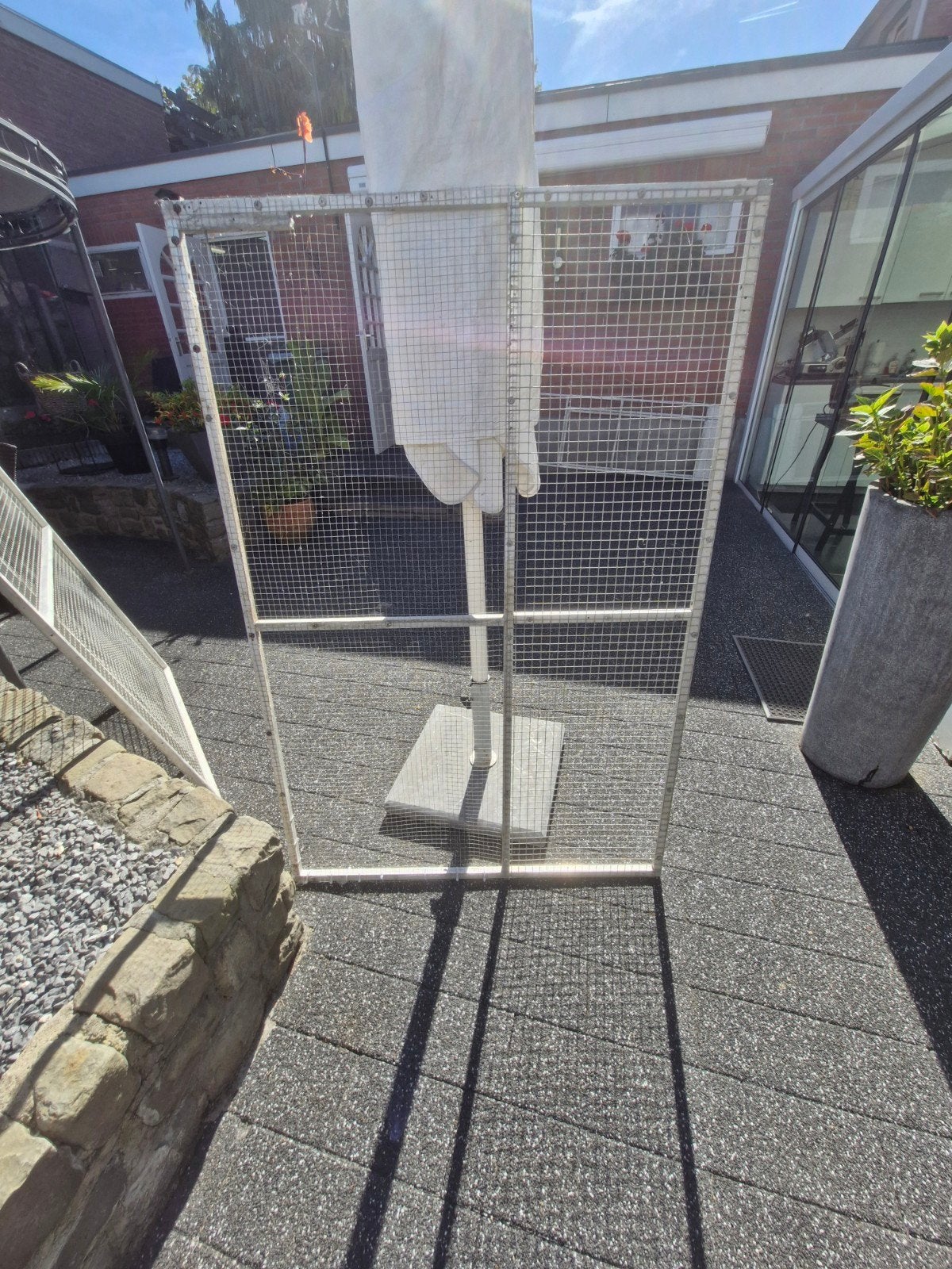 voliere delen aluminium 1x70x200 deur  1x70x150 1x100x150, Dieren en Toebehoren, Ophalen, Gebruikt, Overige typen