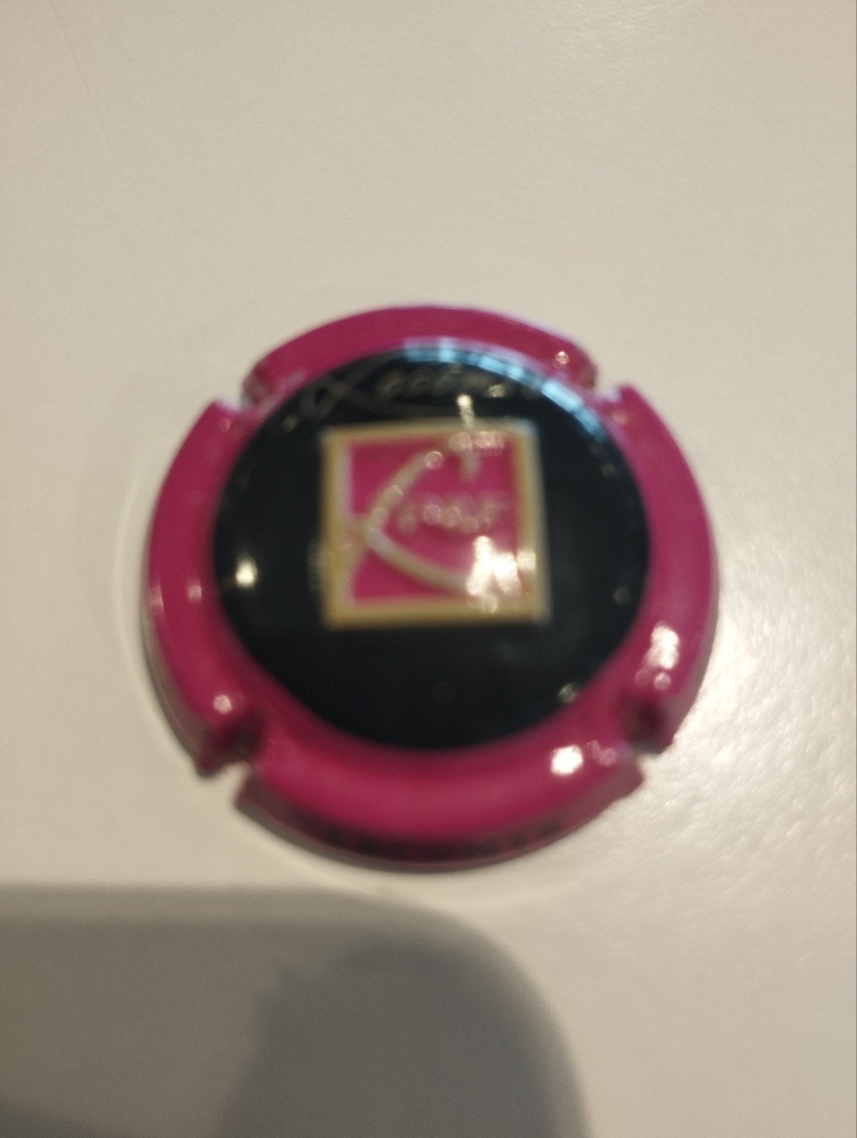 een champagne capsule kleur verschillende kleuren, Ophalen