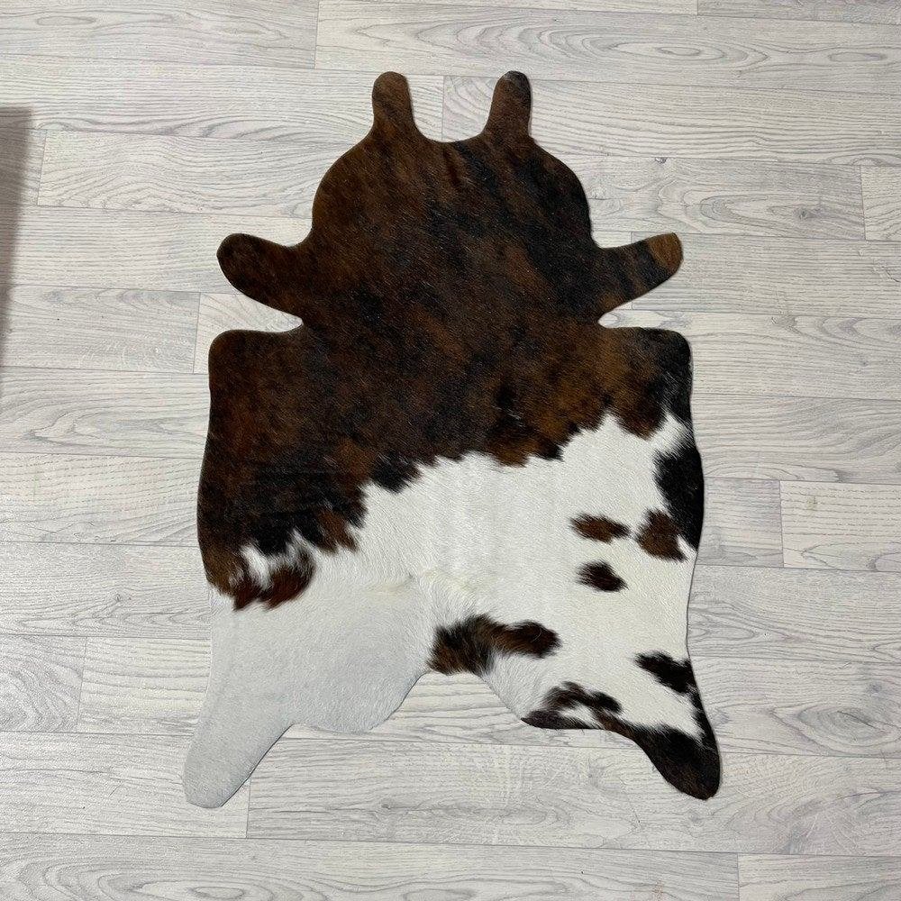 Mini koeienhuid bruin wit zwart 90x60cm #421 | Lederstore, Neuf, Tapisserie murale, Multicolore, Matériau naturel
