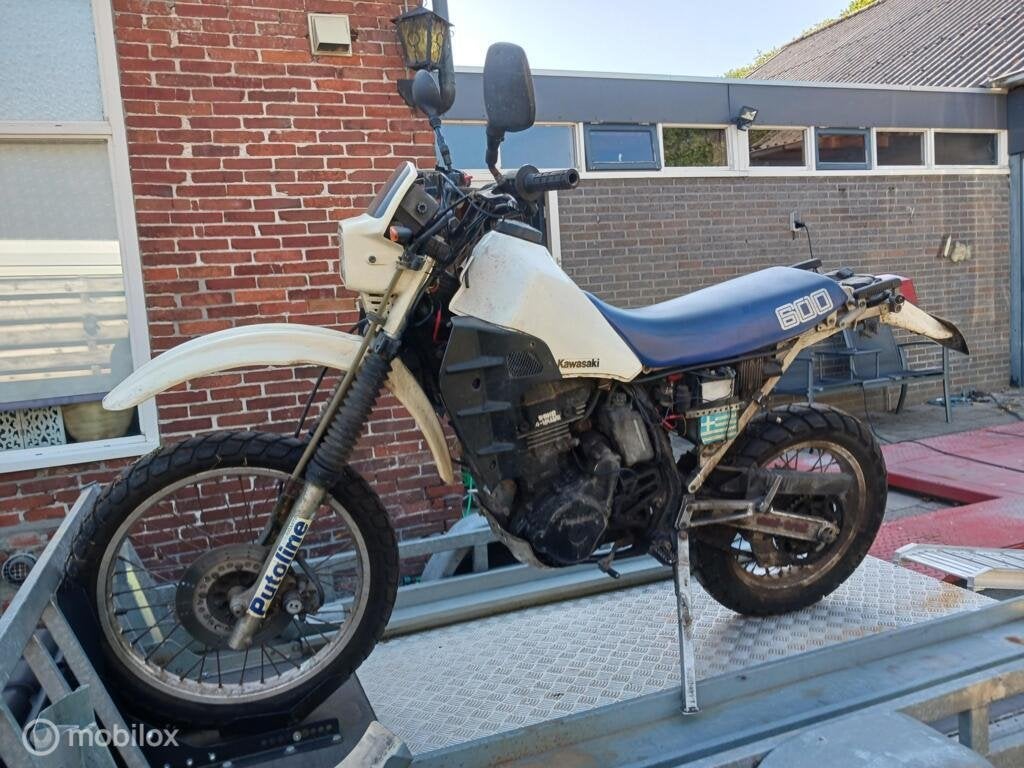Kawasaki KLR 600 B Bj. 1986 in onderdelen te koop, Motos, Kawasaki LTD, Japan, Enlèvement ou Envoi, Retro-only@kpnmail.nl