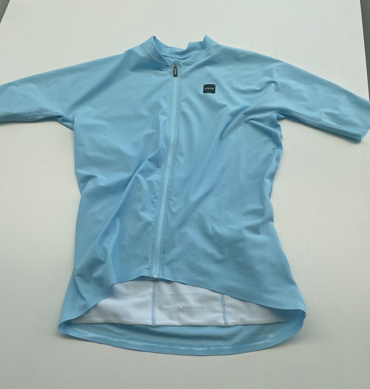 Fietsshirt Ekoï dames nieuw - marineblauw - maat L, Fietsen en Brommers, Fietsaccessoires | Fietskleding, Nieuw, Ophalen of Verzenden