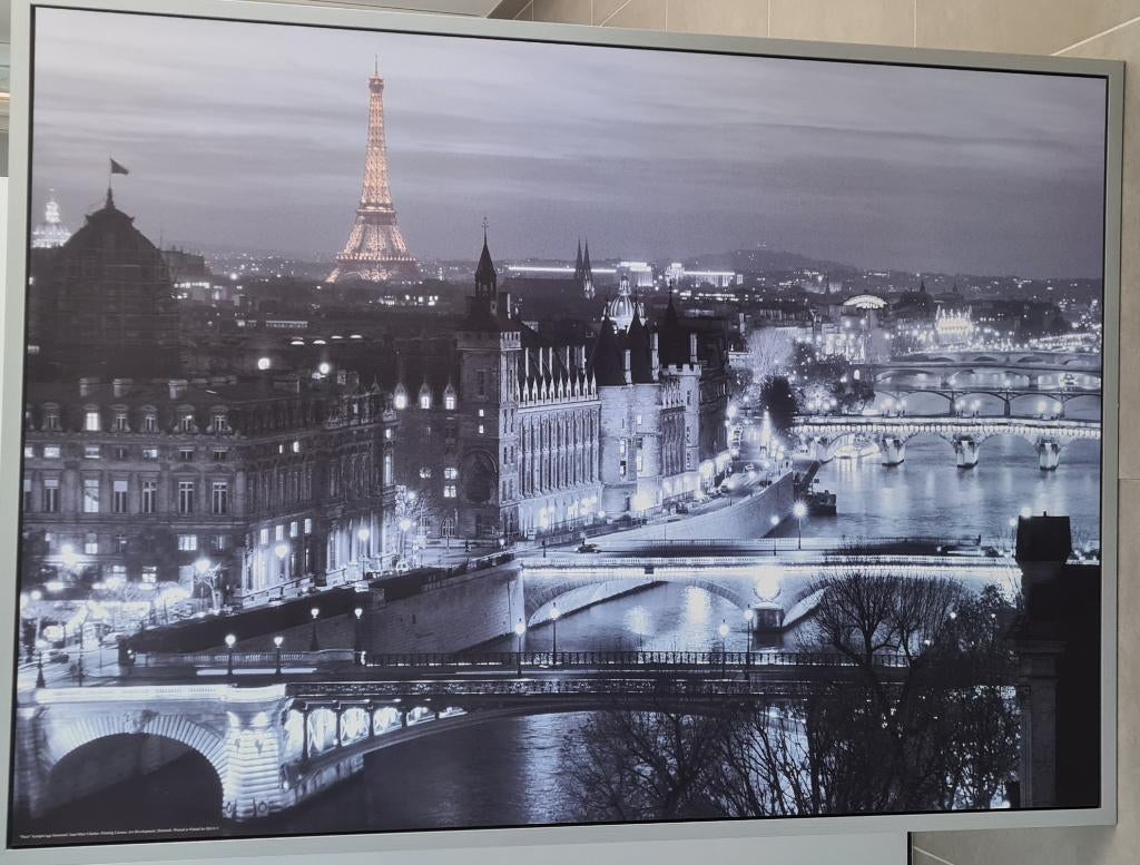 affiche avec cadre photo Paris 140*100 (LxH), Utilisé, 75 cm ou plus, 125 cm ou plus, Enlèvement