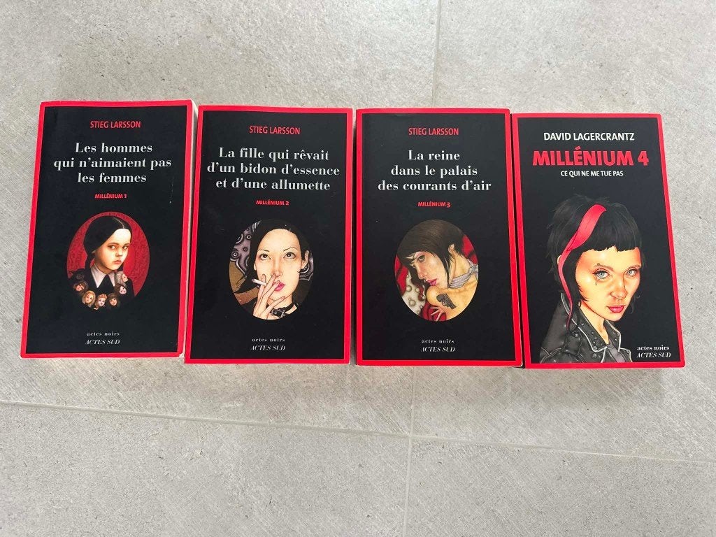millenium 1, 2, 3 et 4, Livres, Policiers, Enlèvement ou Envoi, Utilisé, Stieg Larsson