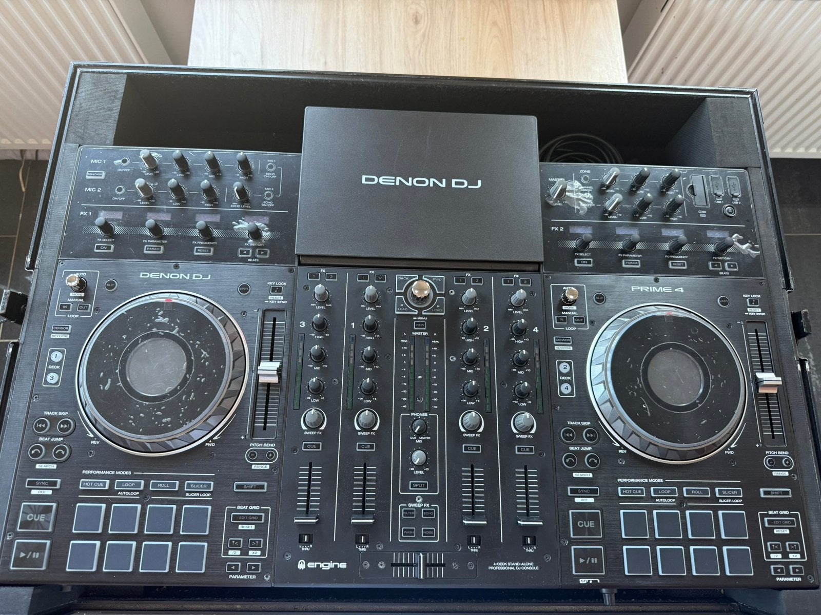 Denon Prime 4 et Flightcase Magma, Enlèvement, Utilisé, Denon