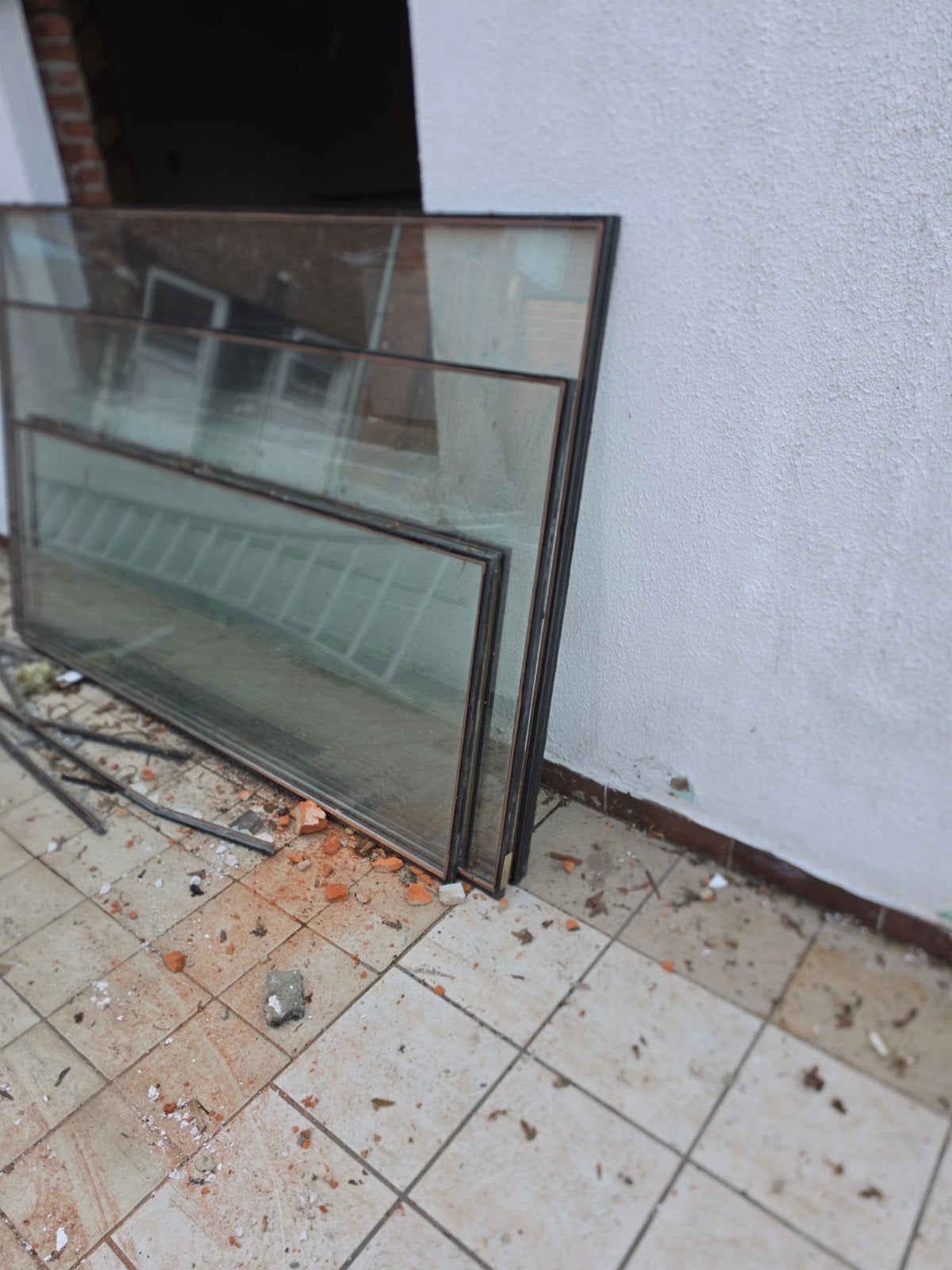 dubbel glas gratis, Ophalen