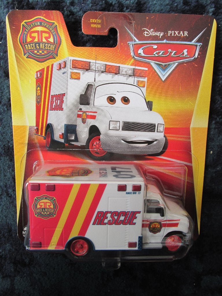 Cars Morgan Martins (Mattel Disney Pixar) JDG65 Race&Rescue, Verzamelen, Ophalen of Verzenden, Nieuw
