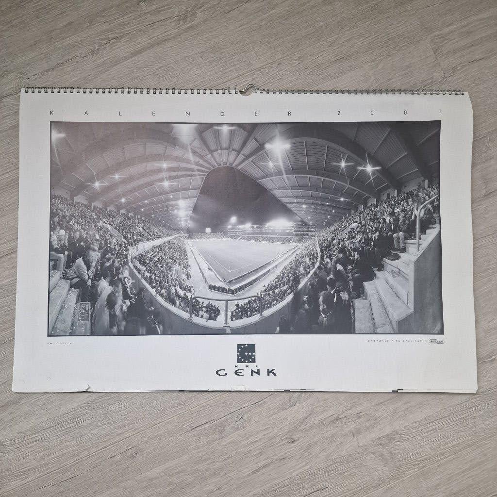 Unieke kalender KRC Genk 2001, Verzamelen, Sportartikelen en Voetbal, Zo goed als nieuw, Overige typen, Ophalen of Verzenden