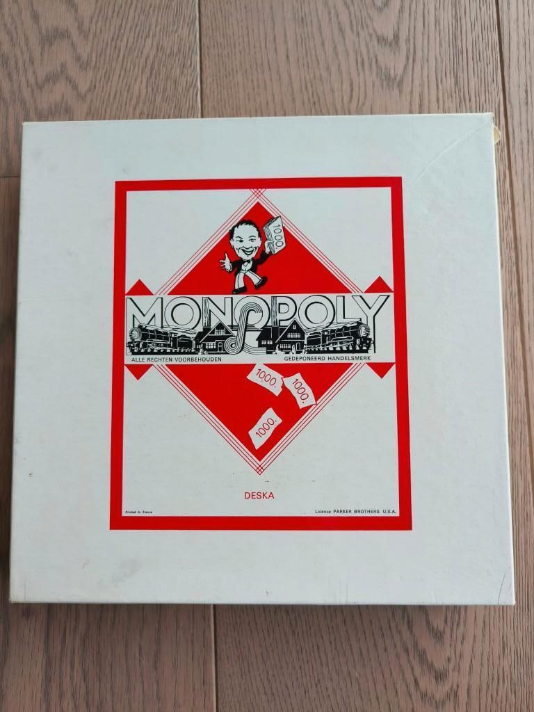 Vintage Monopoly, Ophalen of Verzenden, Gebruikt, Parker Brothers
