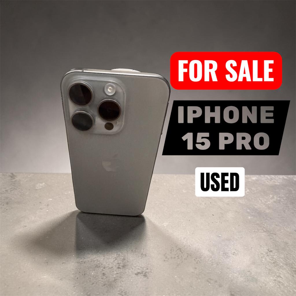 iPhone 15 pro, 128 GB, IPhone 15, Gris, Utilisé