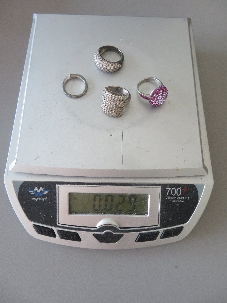 4 silver 925 zilver ringen Oxette violet ea, Bijoux, Sacs & Beauté, Bagues, Comme neuf, Femme, Argent, Argent