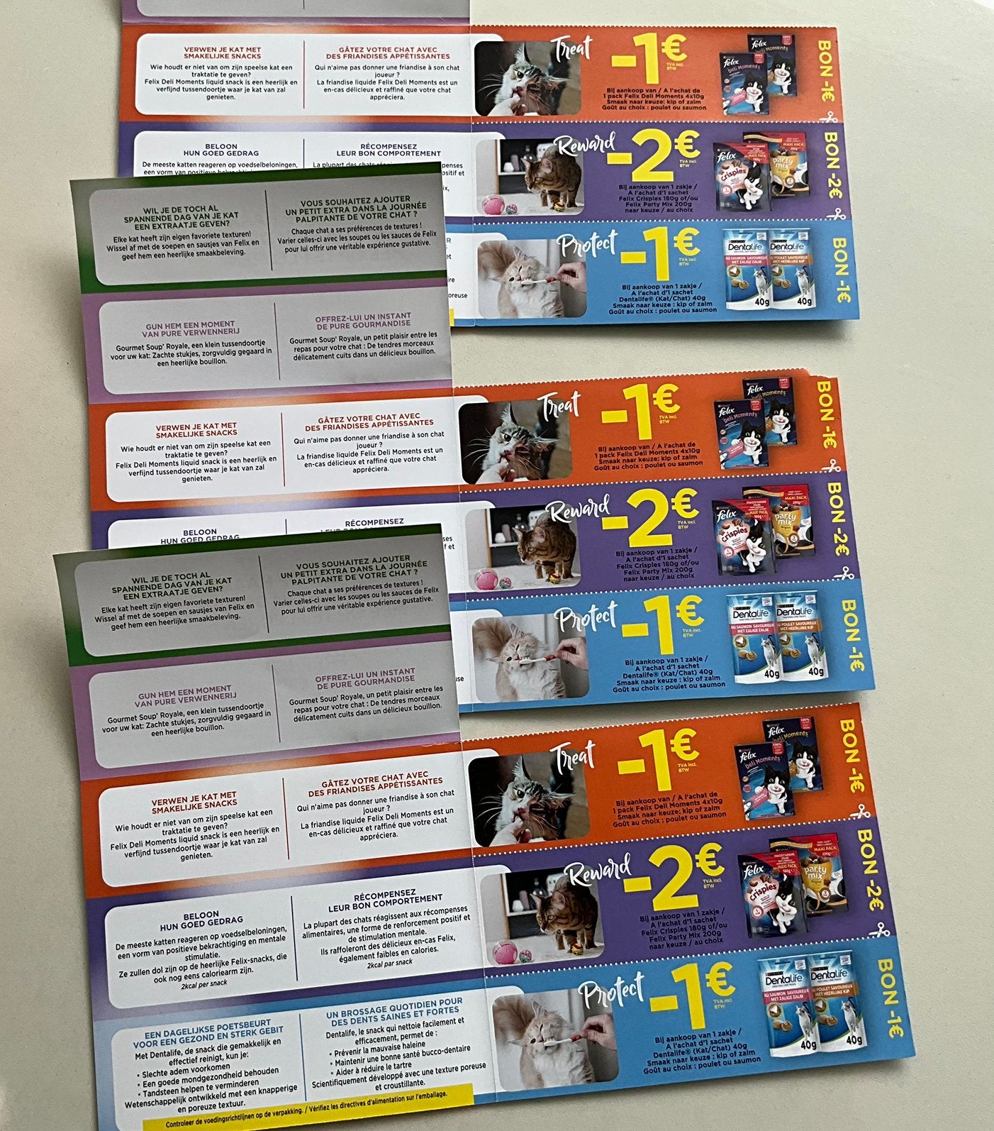 € 12 Kortingsbonnen voor Felix Purina DentaLife kattensnacks, Tickets & Billets