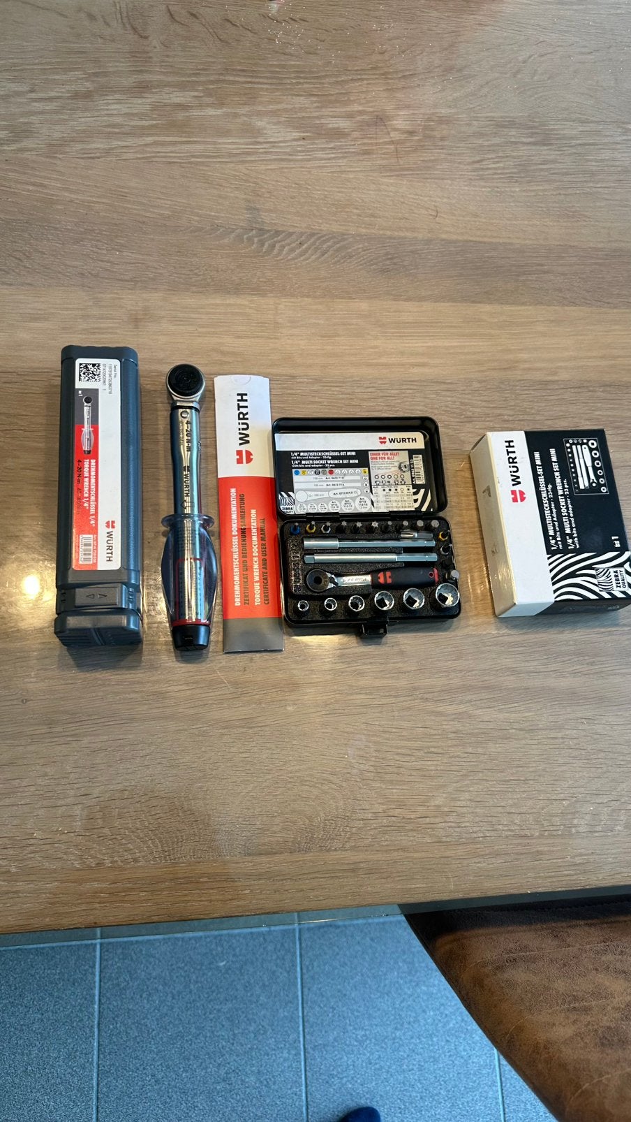 Würth momentsleutel4-20nm en würth doppenset, Enlèvement ou Envoi, Neuf