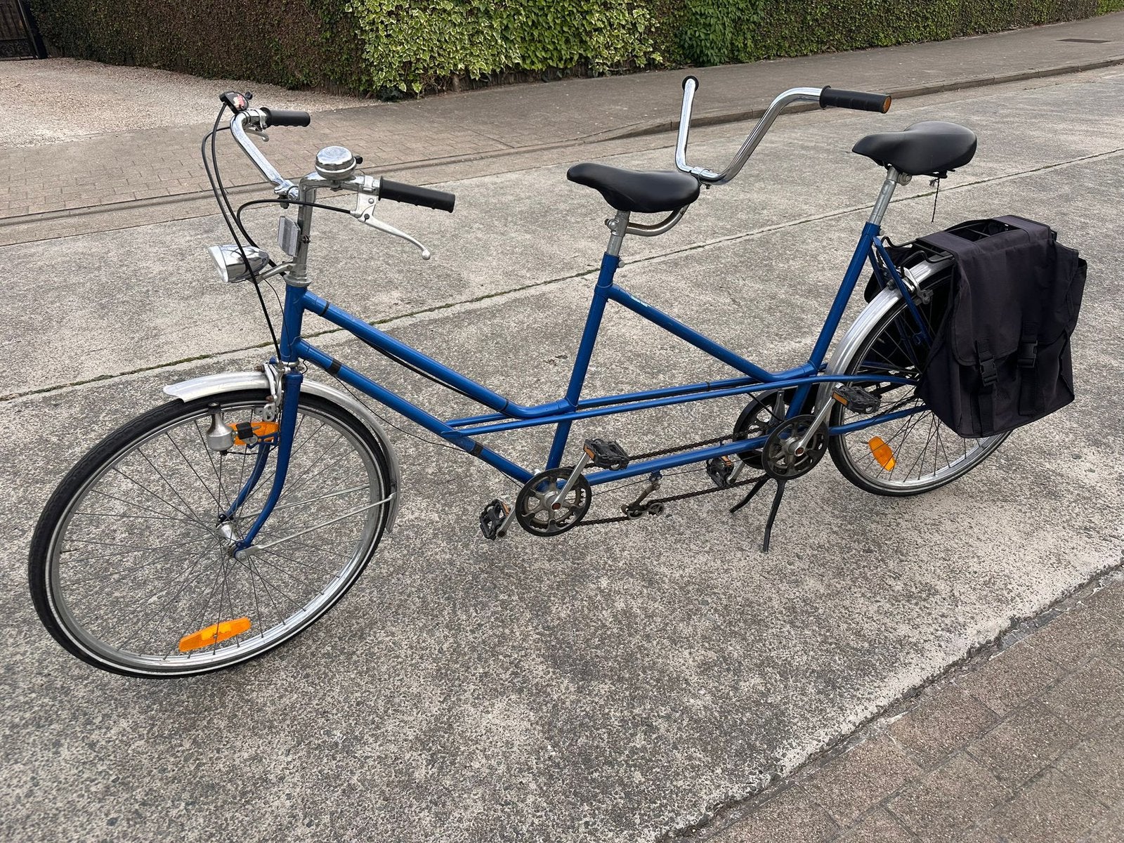 Tandem jaren 70, Ophalen, Zo goed als nieuw, Minder dan 10 versnellingen, Velgrem