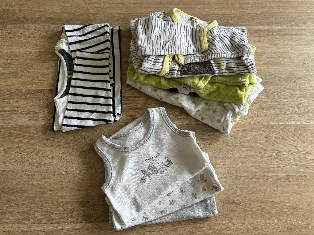 Pakketje Orchestra bébé + Carrefour babykleding (12mnd), Kinderen en Baby's, Ophalen, Overige typen, Jongetje of Meisje, Zo goed als nieuw