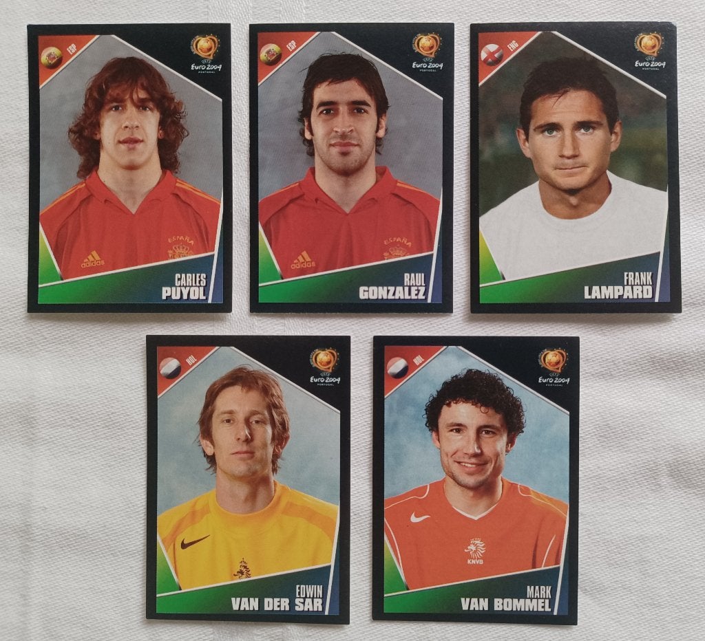 Autocollants Panini Euro 2004, Enlèvement ou Envoi, Comme neuf, Plusieurs autocollants