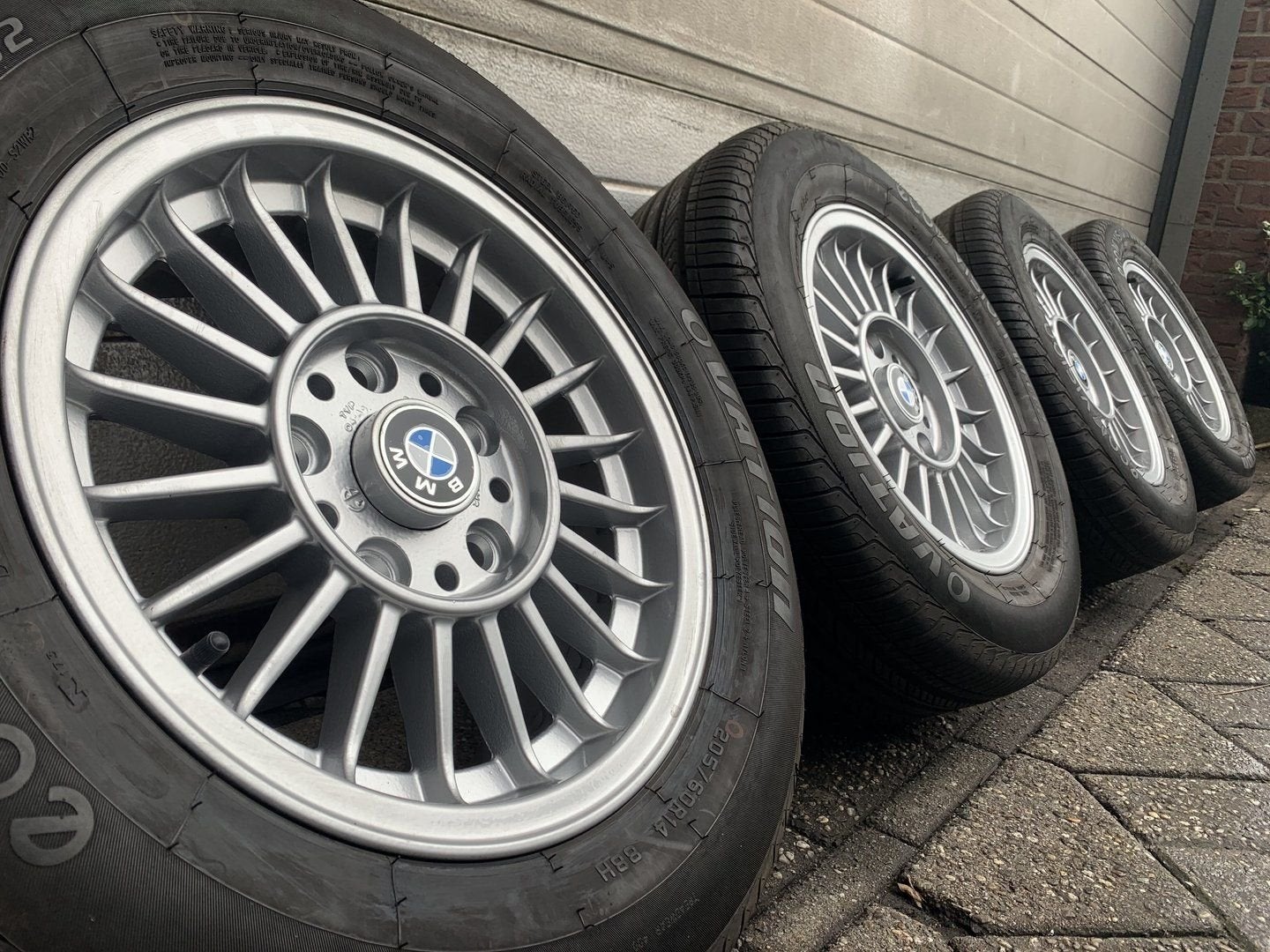 orig. 14 inch BMW 5 6 7 8 serie E12 E28 E23 E24 E31 velgen, 14 pouces, Pneus et Jantes, Véhicule de tourisme, Pneus été