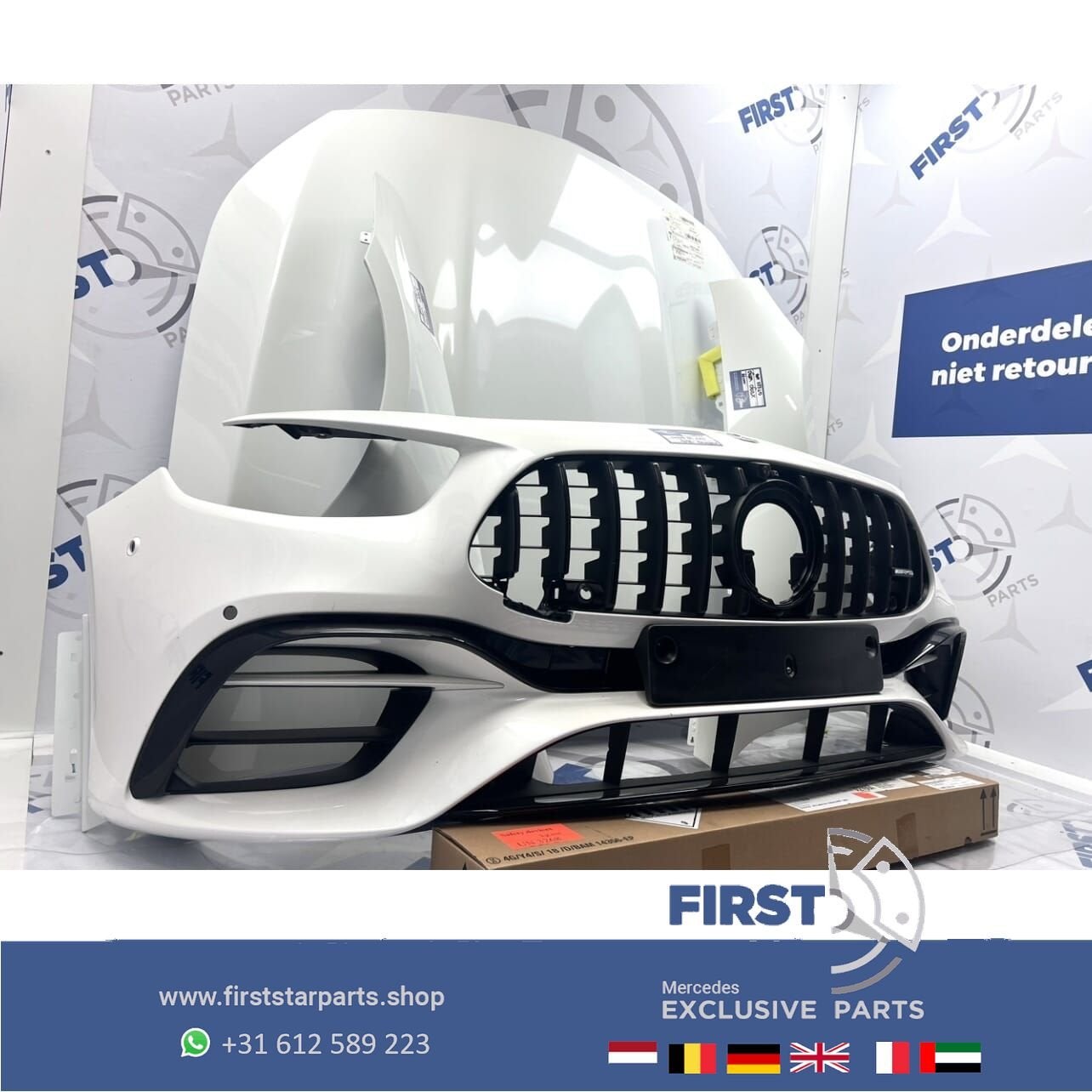 (2024) W213 E63 AMG Facelift Voorkop delen Mercedes E Klasse, Gebruikt, -, Voor, Ophalen of Verzenden