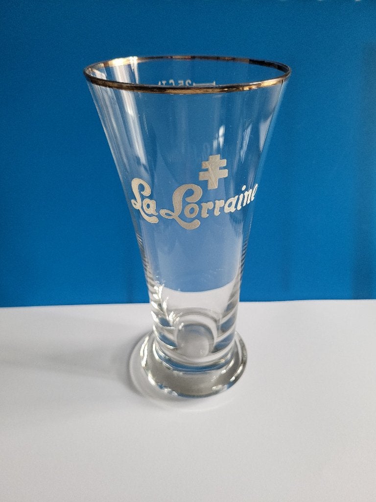 verre à bière la lorraine, Enlèvement ou Envoi, Utilisé, Verre ou Verres, Autres marques