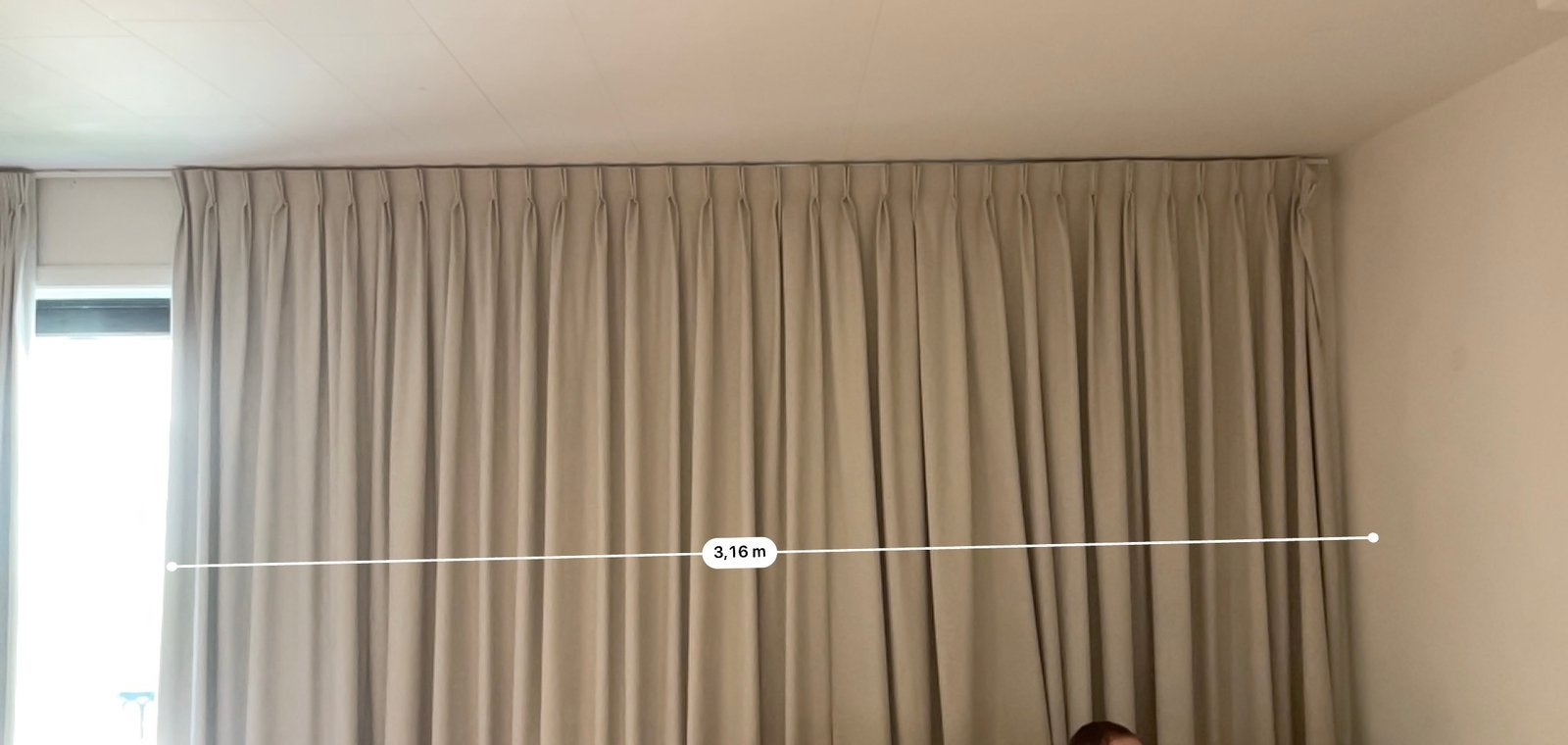 Gordijnen slaapkamer zeer verduisterend nieuw, Huis en Inrichting, Ophalen, Zo goed als nieuw, Verduisterend