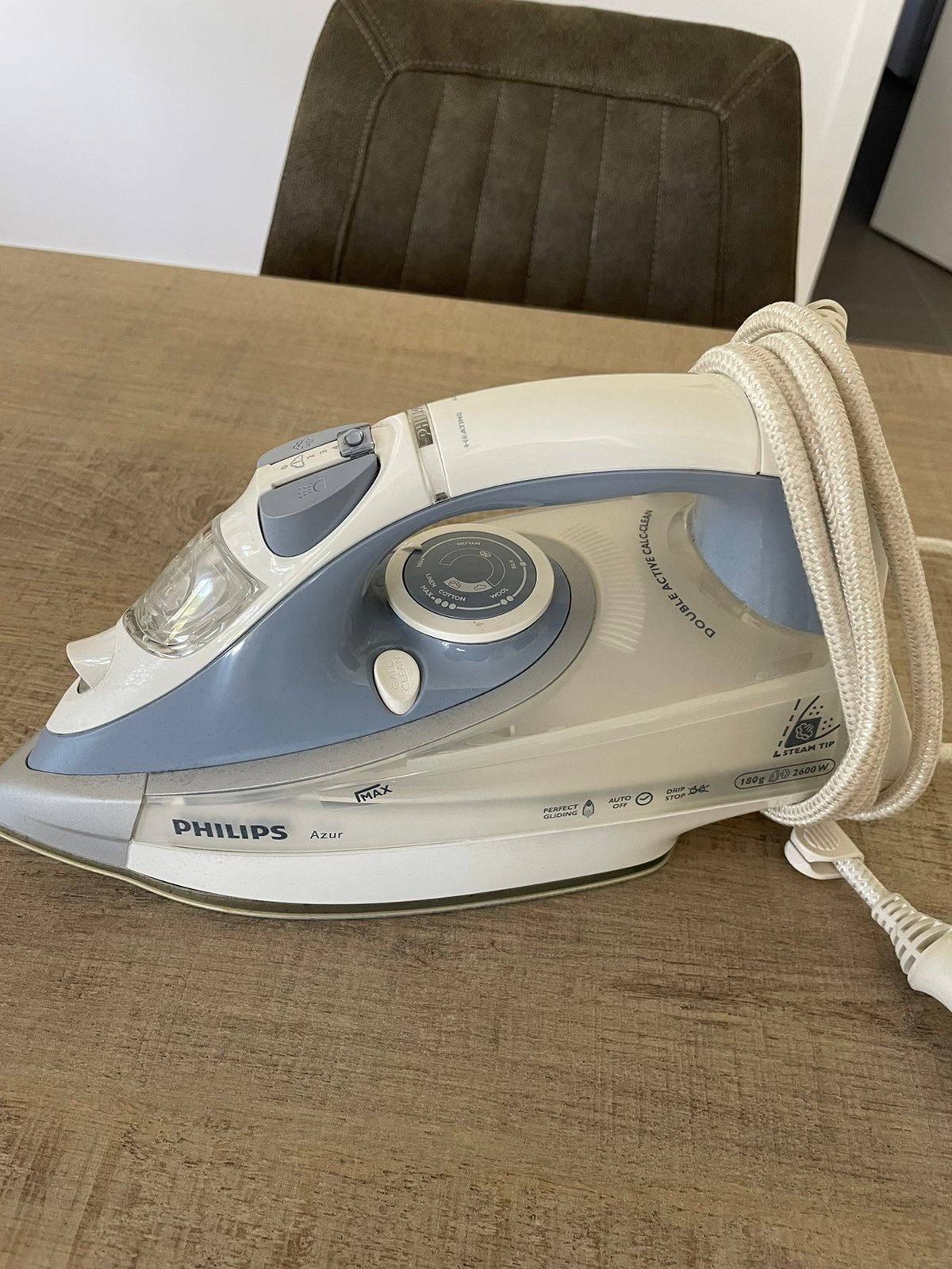 Philips stoomstrijkijzer, Enlèvement, Utilisé, Fer à repasser avec cordon