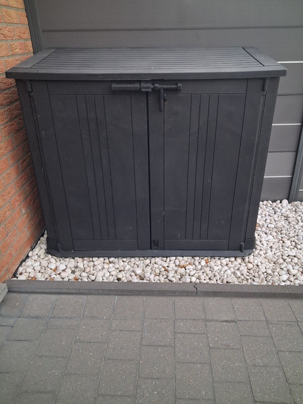 Keter opbergbox, Jardin & Terrasse, Stockage & Armoires de jardin, Enlèvement, Comme neuf, Synthétique, Stockage de conteneurs