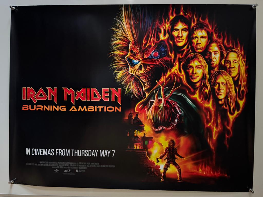 Iron Maiden-filmaffiche, Ophalen of Verzenden, Nieuw, Film, Poster