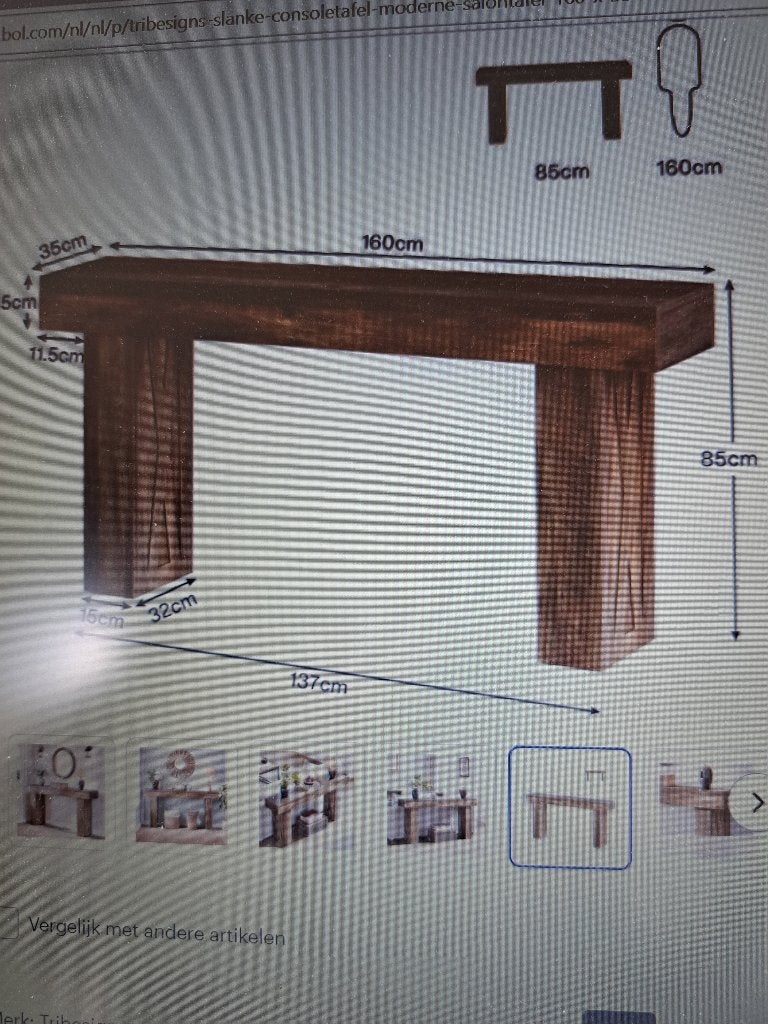 site tablel, Huis en Inrichting, Ophalen, Nieuw