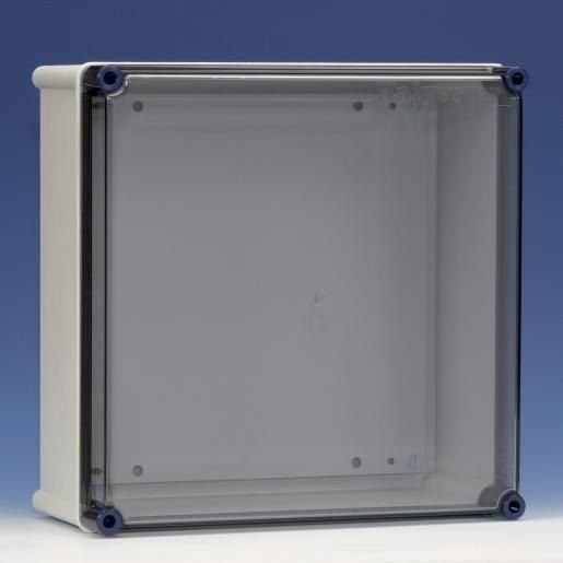 K444 LEGE KAST TRANSP. DEKSEL 360X360, Verzenden