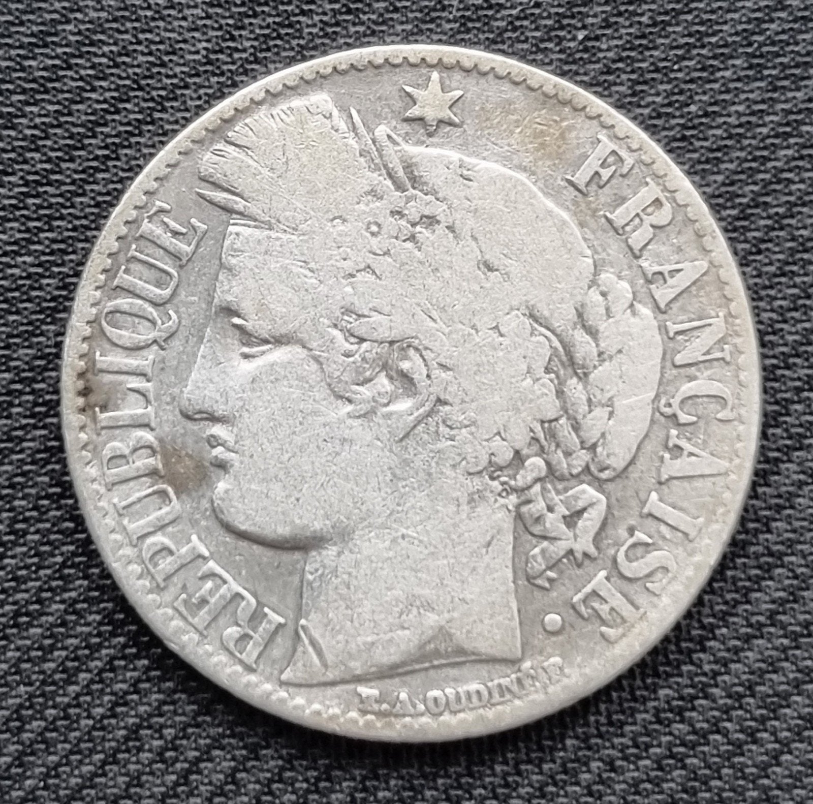Pièce française 1 Franc 1881, Timbres & Monnaies, Enlèvement, Argent