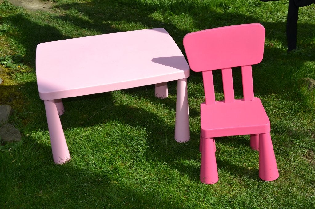 2 tables et 2 chaises IKEA Mammut, Enlèvement, Comme neuf, Table(s) et Chaise(s)