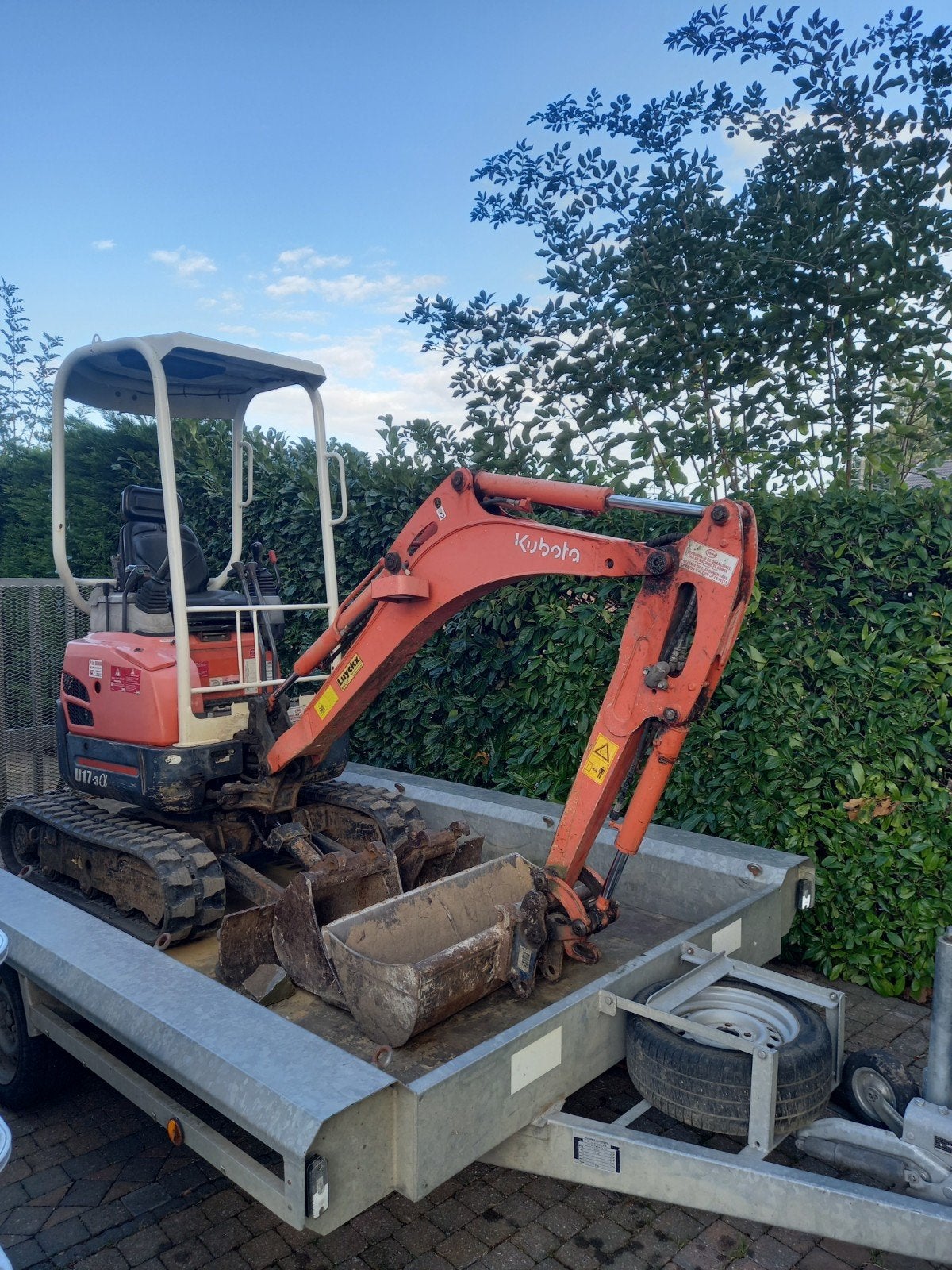 Location mini pelle avec opérateur, Articles professionnels, Enlèvement, Excavatrice