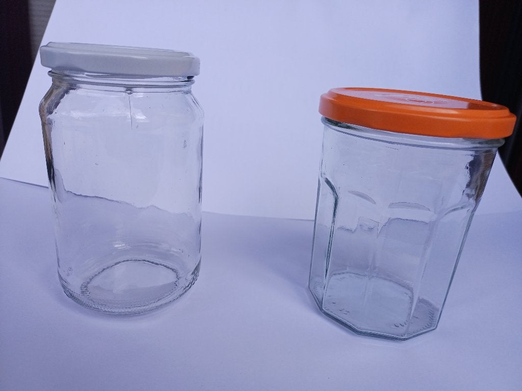 pots à confiture, Verre, Autres types, Comme neuf, Enlèvement
