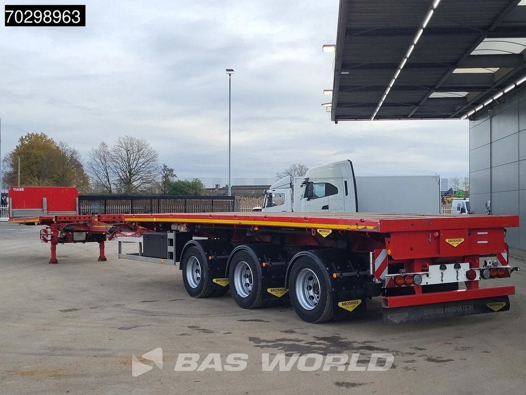 Broshuis 3AOU Triple Extendable 2250cm 3x Steering Remote, Auto's, Stof, Overige brandstoffen, Bedrijf, Aanhangers en Opleggers